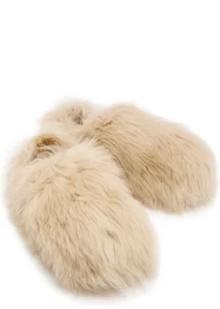 Snug shearling flats