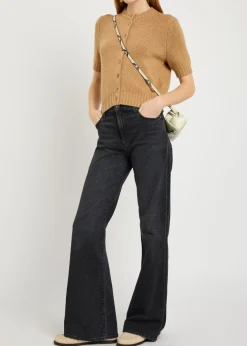 Sofia flared-leg jeans