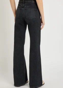 Sofia flared-leg jeans