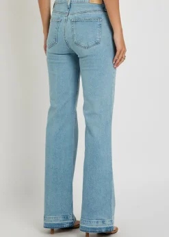 Sofia flared-leg jeans
