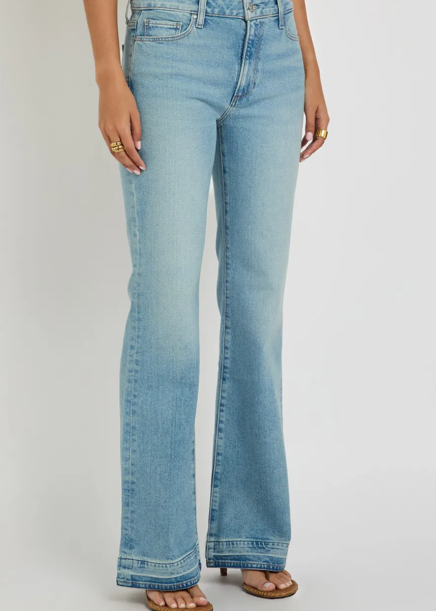 Sofia flared-leg jeans