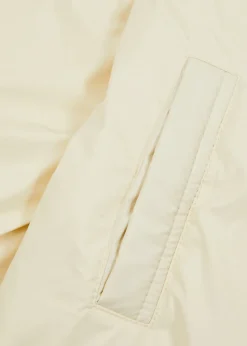 Sol faux leather bomber jacket