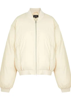 Sol faux leather bomber jacket
