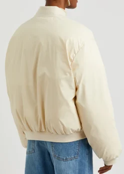 Sol faux leather bomber jacket