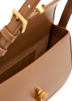 Solferino leather shoulder bag