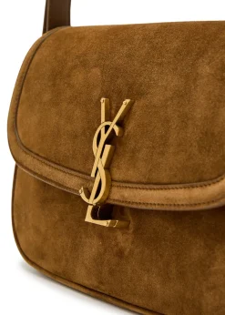 Solferino suede shoulder bag