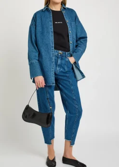 Sol tapered-leg cropped jeans