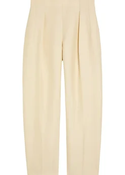 Somera wool and silk-blend trousers