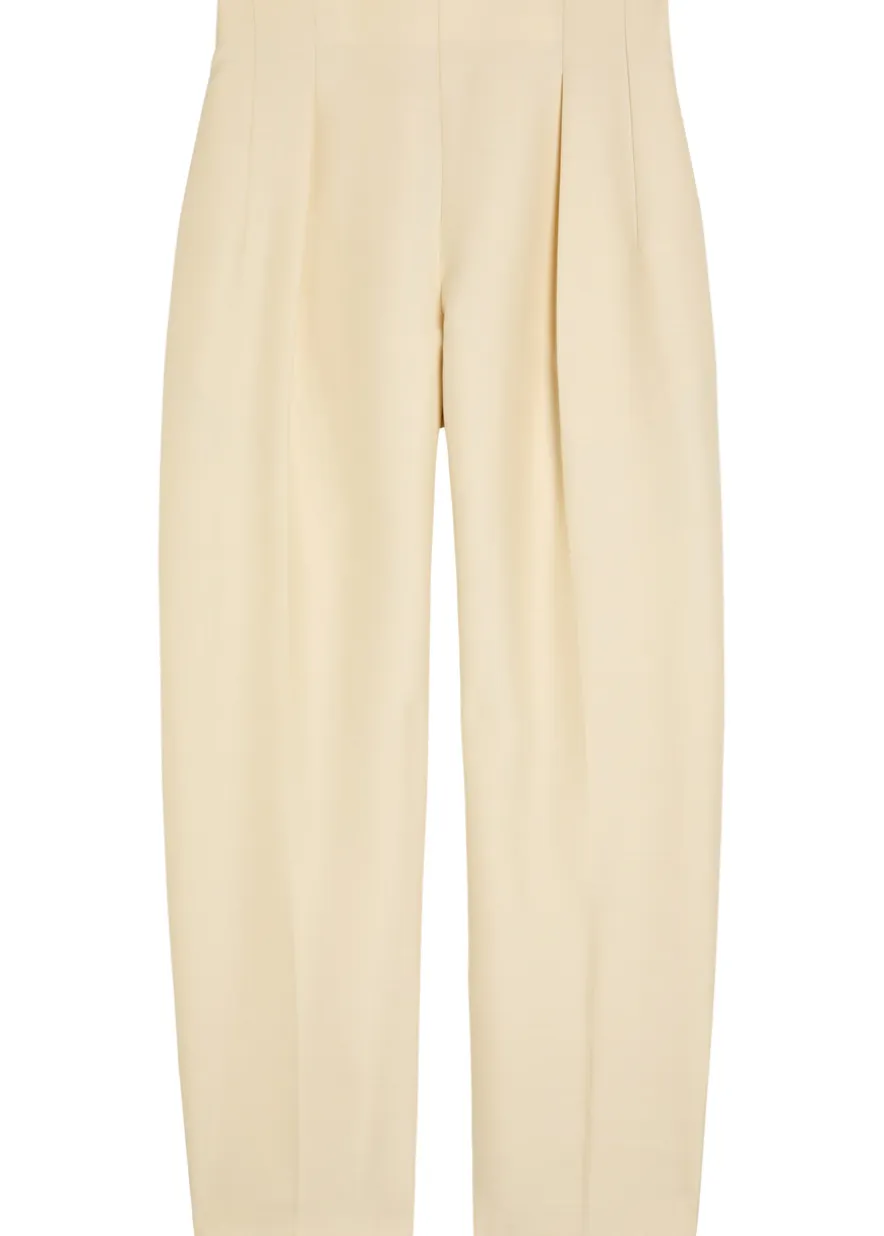 Somera wool and silk-blend trousers