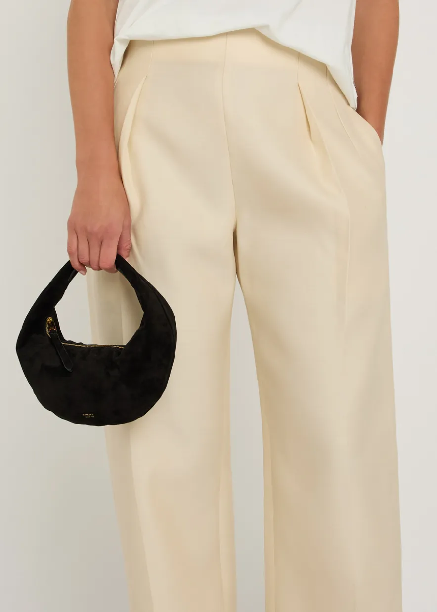 Somera wool and silk-blend trousers
