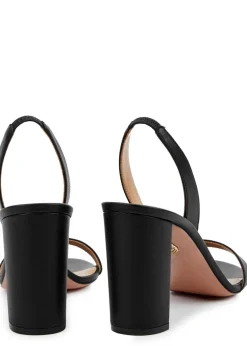 So Nude 85 leather slingback sandals