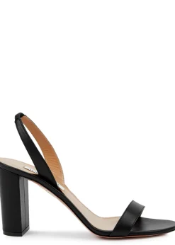 So Nude 85 leather slingback sandals