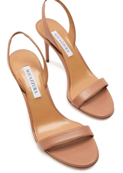 So Nude 85 leather slingback sandals