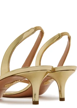 So Nude 50 metallic leather sandals