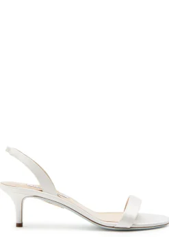So Nude 50 satin slingback sandals
