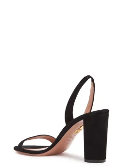 So Nude 85 suede sandals