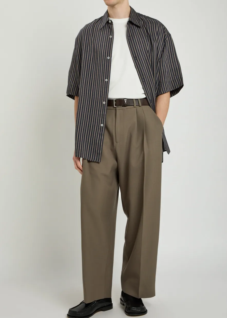 Sorono striped woven shirt