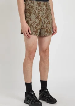 Space-O™ 5 perforated stretch-jersey shorts
