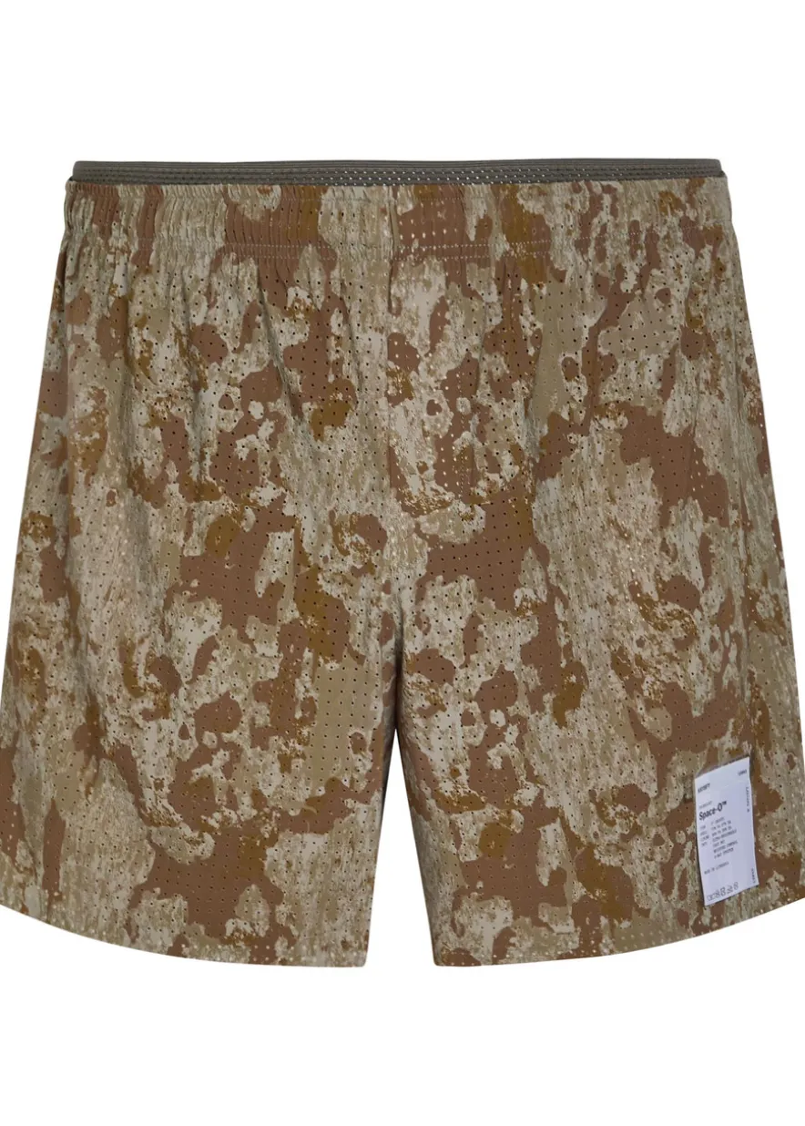 Space-O™ 5 perforated stretch-jersey shorts