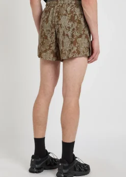 Space-O™ 5 perforated stretch-jersey shorts
