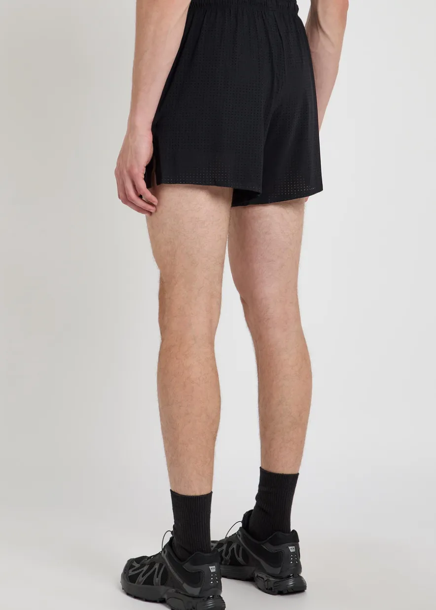 Space-O™ 5 perforated stretch-jersey shorts