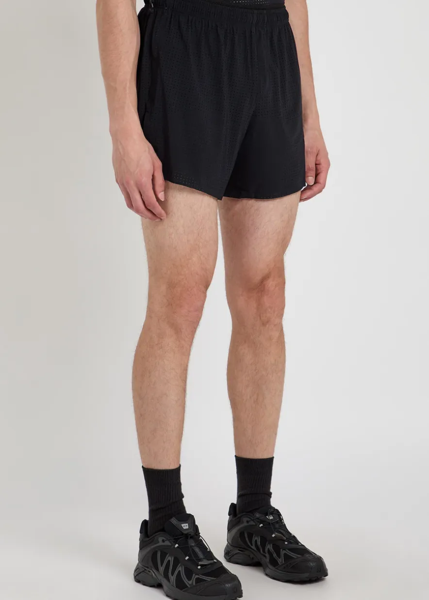 Space-O™ 5 perforated stretch-jersey shorts