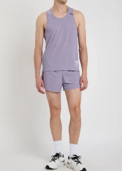 Space-O™ 5 perforated stretch-jersey shorts