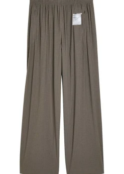Space-O perforated stretch-nylon trousers