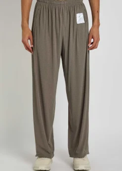 Space-O perforated stretch-nylon trousers