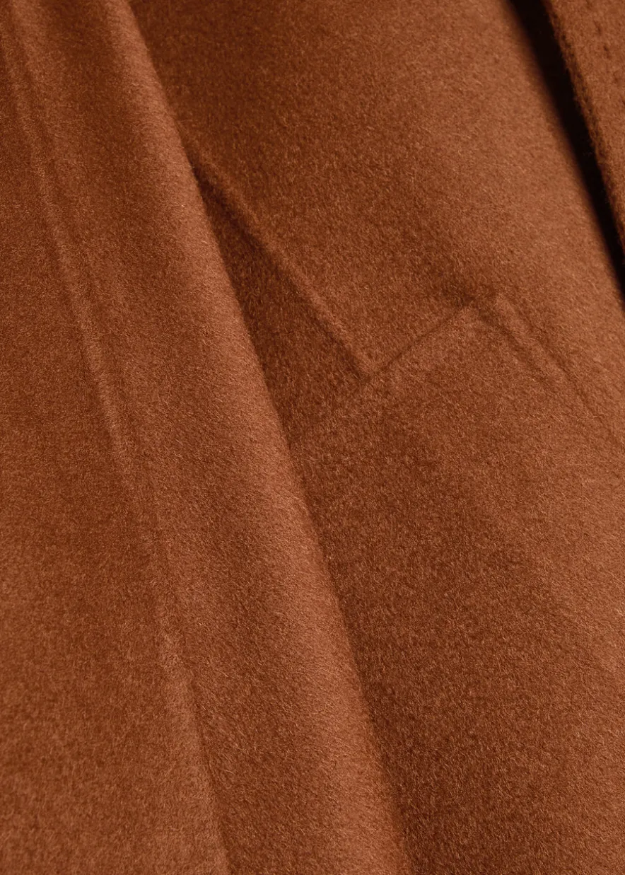 Spencer belted wool and cashmere-blend trench coat