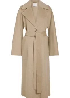 Spencer belted wool and cashmere-blend trench coat