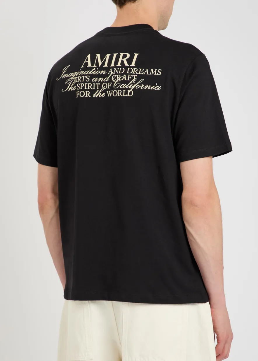Spirit logo-appliquéd cotton T-shirt
