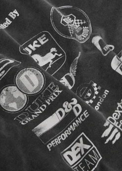Sponsors printed cotton sweatshirt