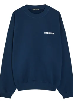 Sportswear logo-print cotton sweatshirt