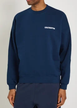 Sportswear logo-print cotton sweatshirt