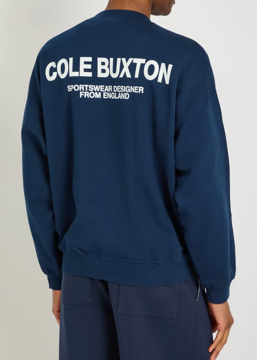 Sportswear logo-print cotton sweatshirt