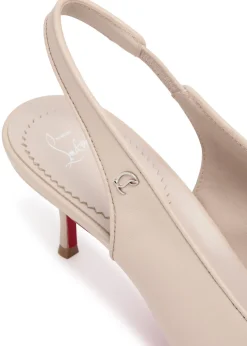 Sporty Kate 55 leather slingback pumps