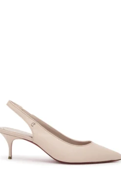Sporty Kate 55 leather slingback pumps