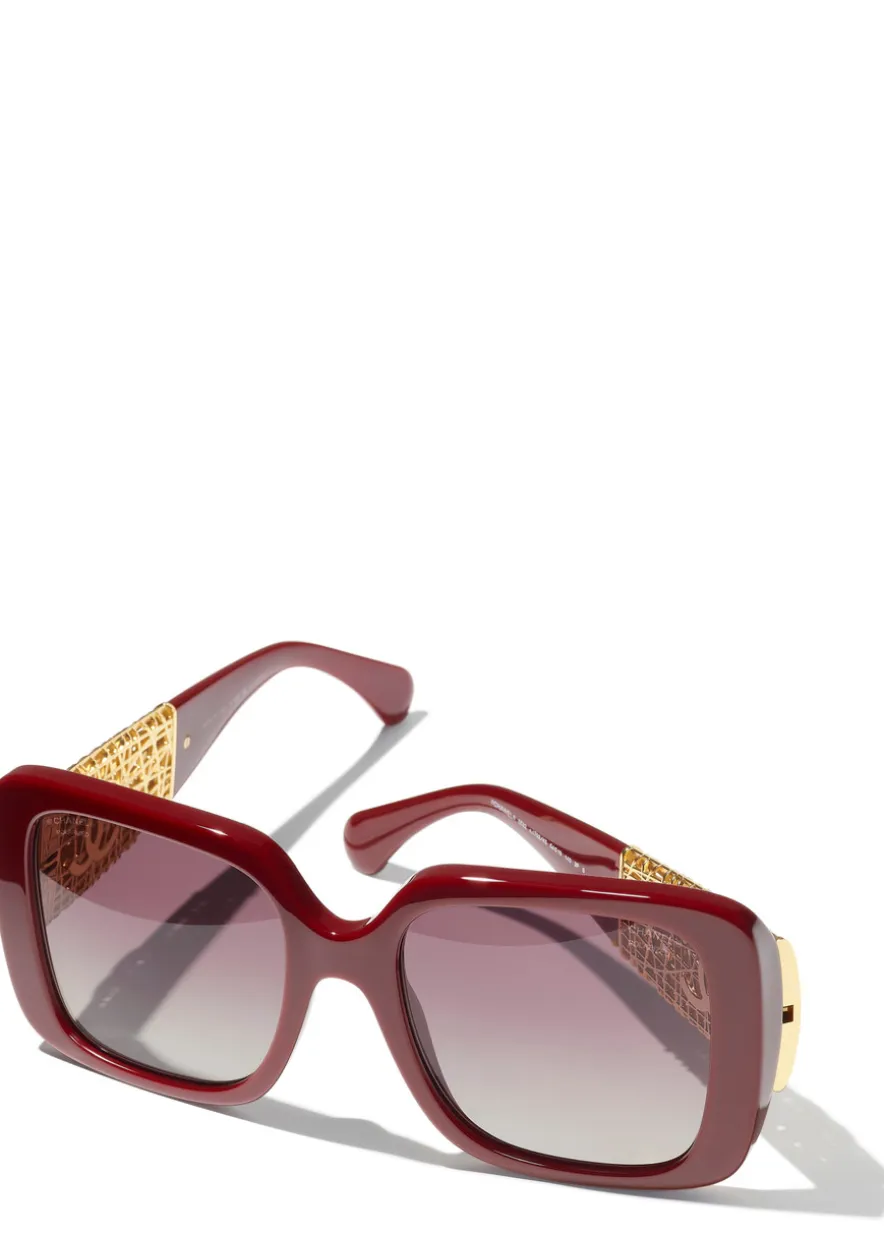 Square-frame sunglasses