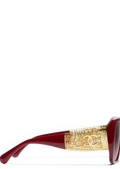 Square-frame sunglasses