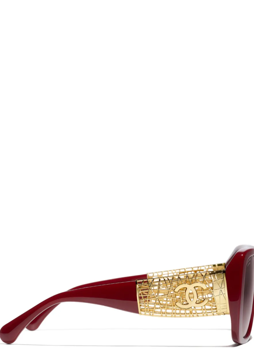 Square-frame sunglasses