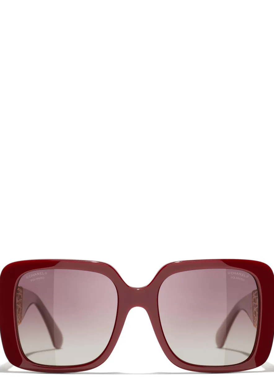 Square-frame sunglasses