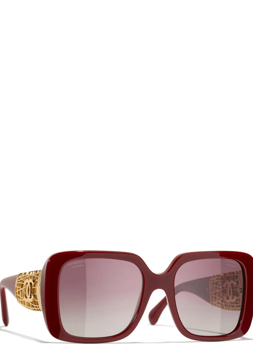 Square-frame sunglasses