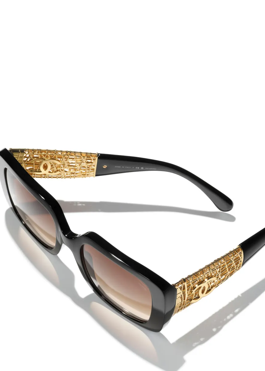 Square-frame sunglasses