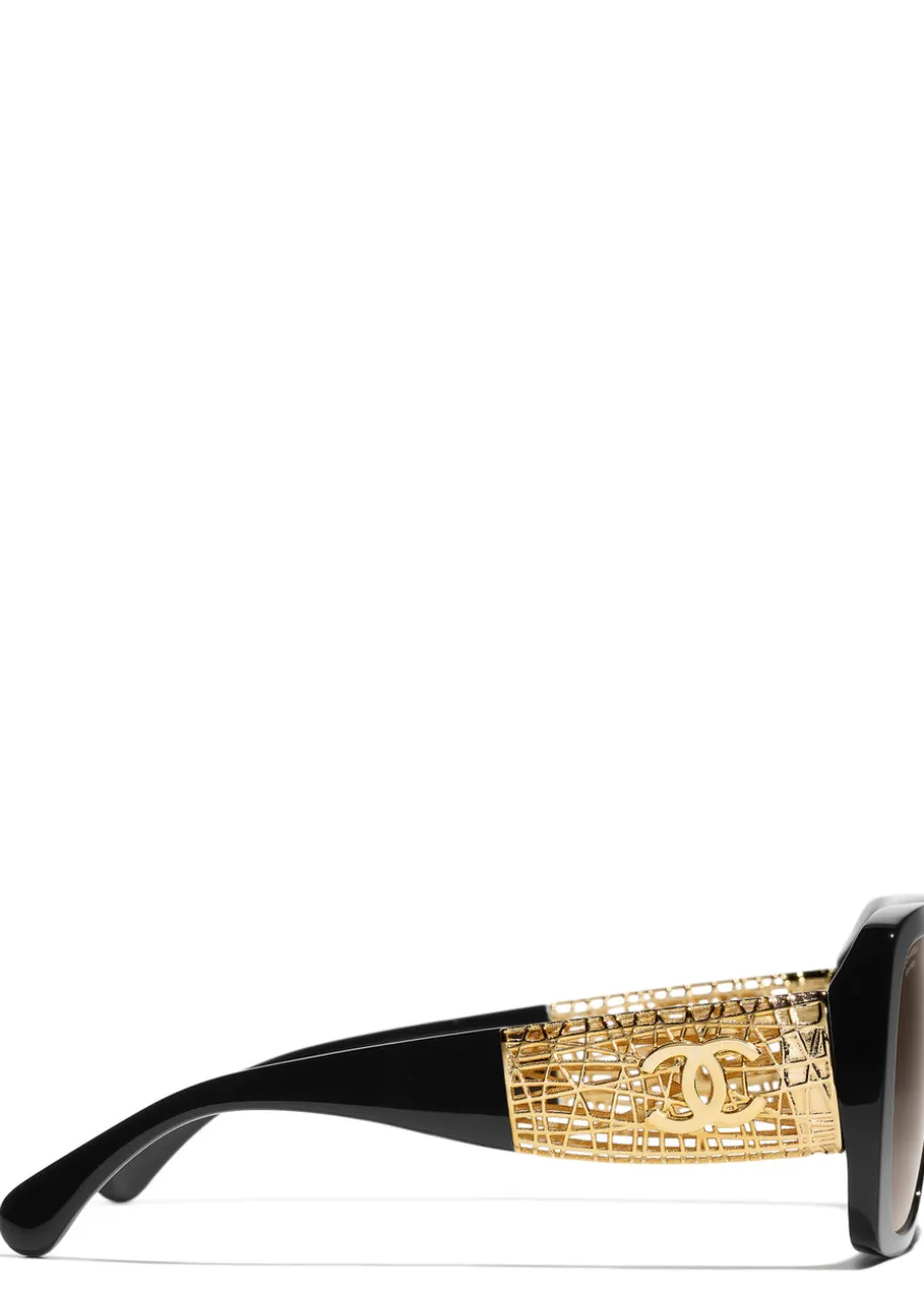 Square-frame sunglasses