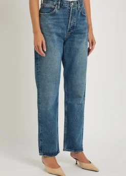 90s straight-leg jeans