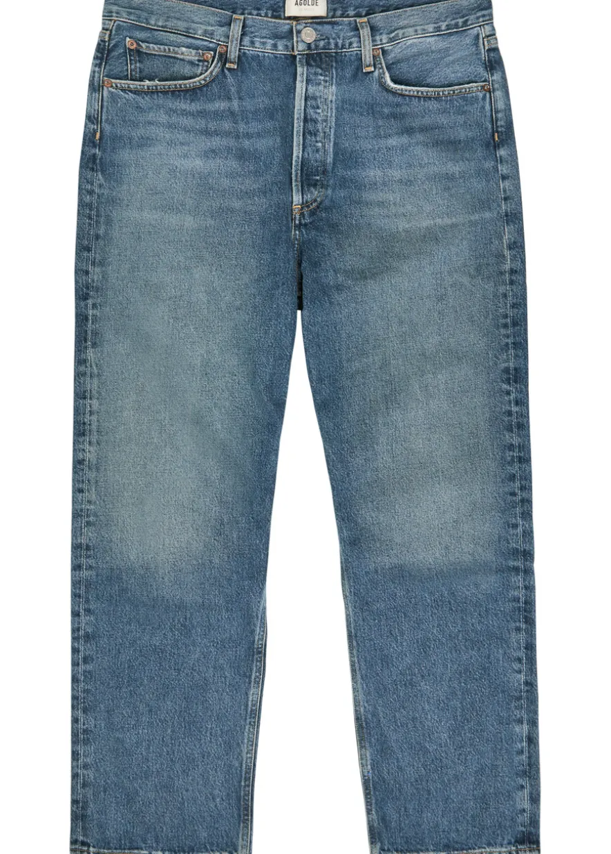 90s straight-leg jeans