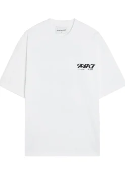 Stack printed cotton T-shirt