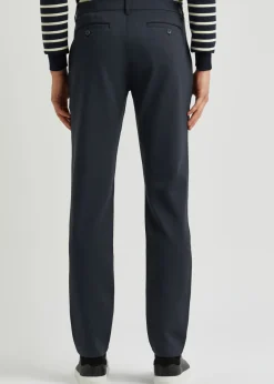 Stafford slim-leg jersey trousers