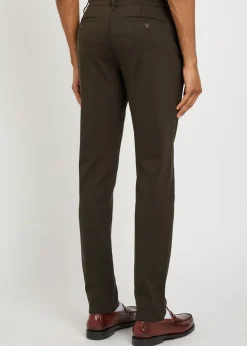 Stafford slim-leg jersey trousers